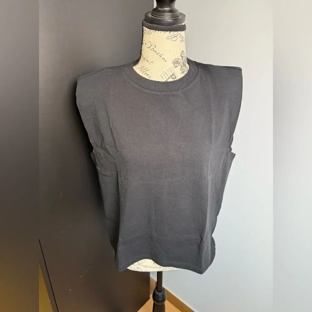 J.Crew Structured muscle T-shirt in mariner cotton NWT Size S